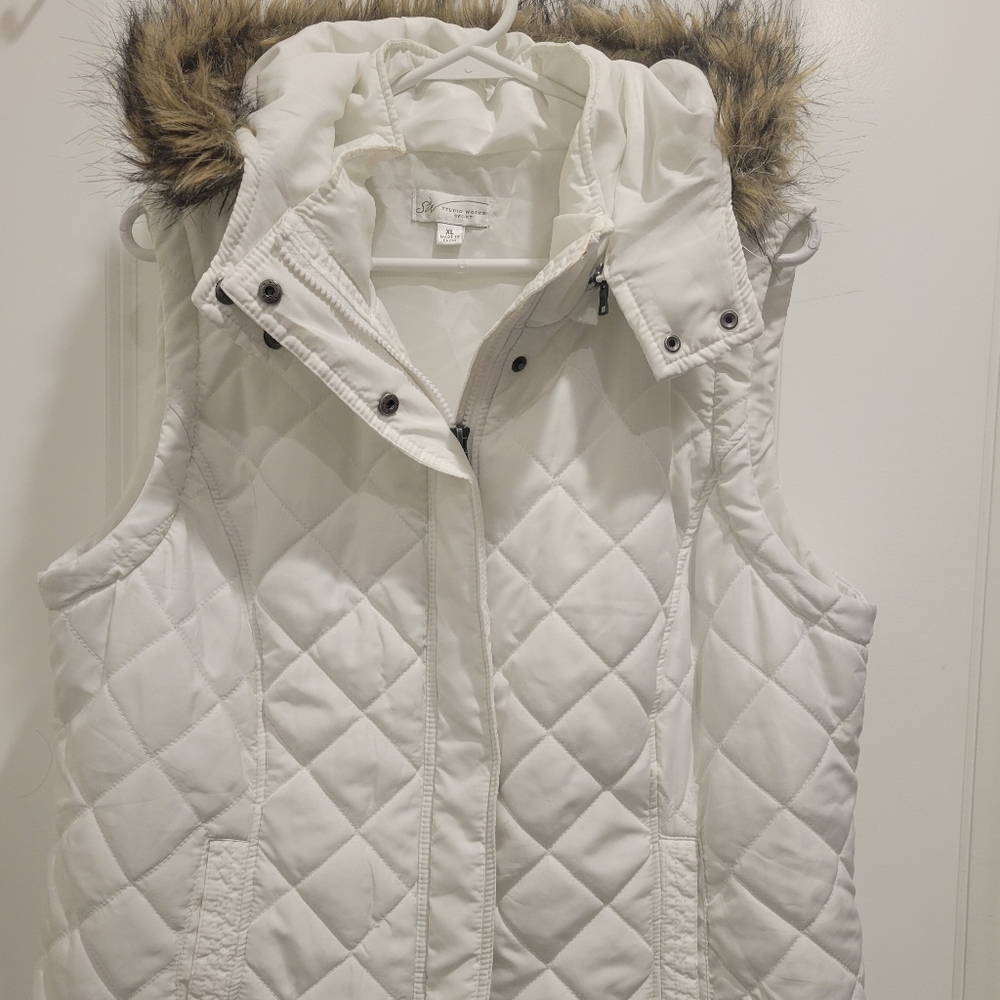 Studio Works Sport quilted hooded vest